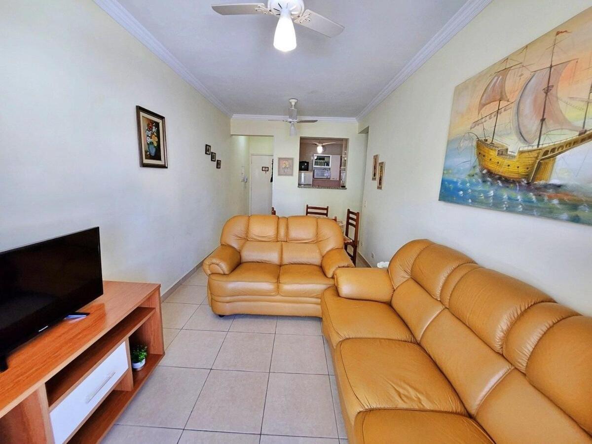 גוארויה Aconchegante Apto 01 Dorm C/Sacada, Ar-Cond, Wi-Fi, Lado Praia מראה חיצוני תמונה
