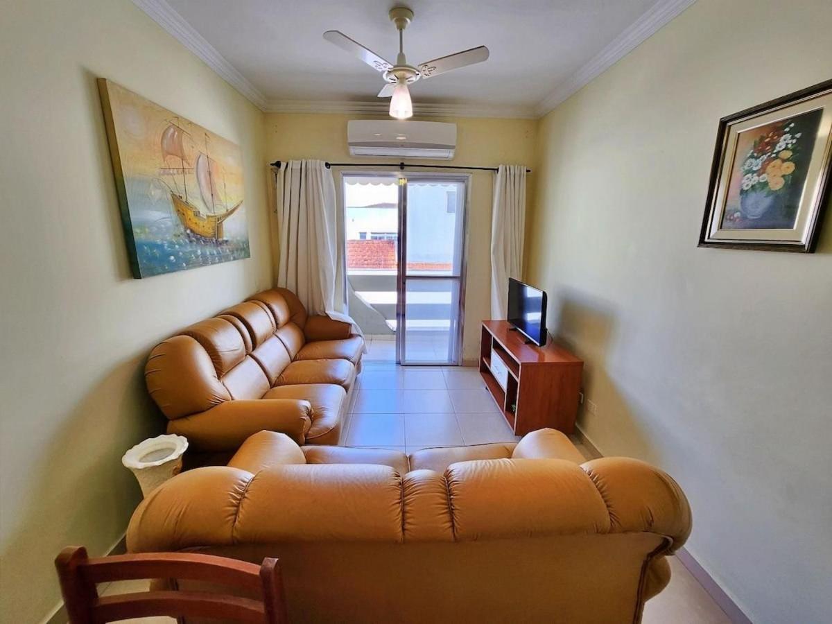 גוארויה Aconchegante Apto 01 Dorm C/Sacada, Ar-Cond, Wi-Fi, Lado Praia מראה חיצוני תמונה