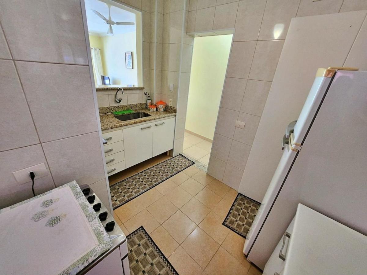 גוארויה Aconchegante Apto 01 Dorm C/Sacada, Ar-Cond, Wi-Fi, Lado Praia מראה חיצוני תמונה